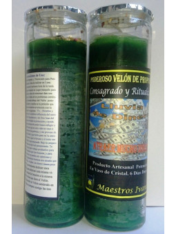 Regen Geld Sonderwunsch Kerze