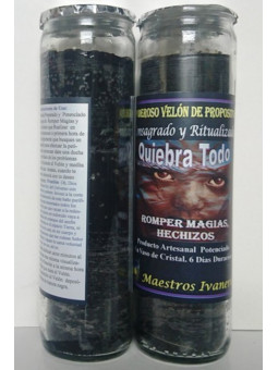 Spezielle Petitionskerze Break It All. Magie brechen, Zaubersprüche