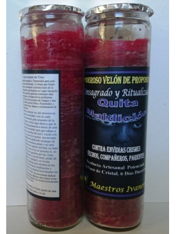 Spezielle Petitionskerze, Fluchentferner, gegen Klatsch und Neid.