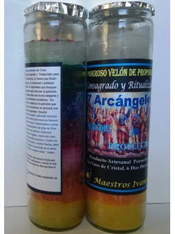 Spezielle7 Erzengel, Schutz, Sonderwunsch Kerze