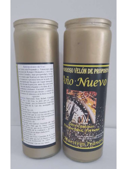 Starke Kerze für den Neujahrsvorsatz.