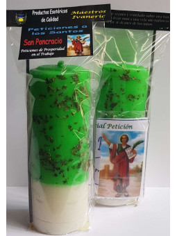 Kerze San Pancrazio. Erfolg bei der Arbeit