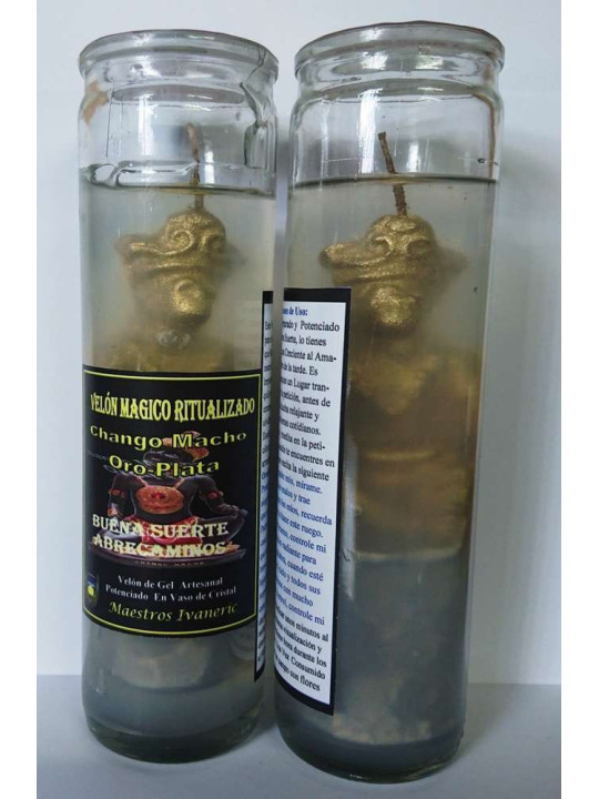 Magische Gel-Kerze, Chango Macho