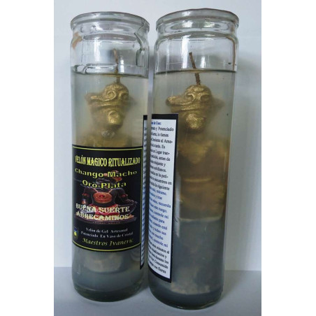 Magische Gel-Kerze, Chango Macho