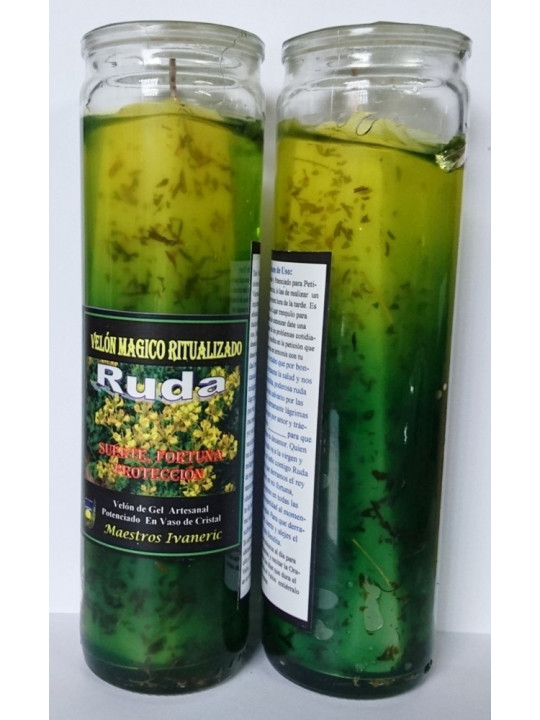 Magische Gel-Kerze, Ruda
