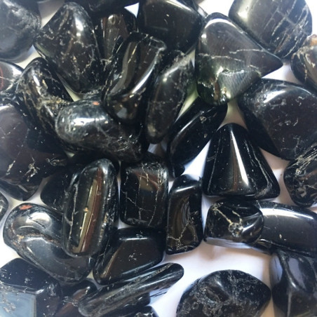 Kieselsteine Schwarzer Turmalin Kleine 1cm bis 2cm