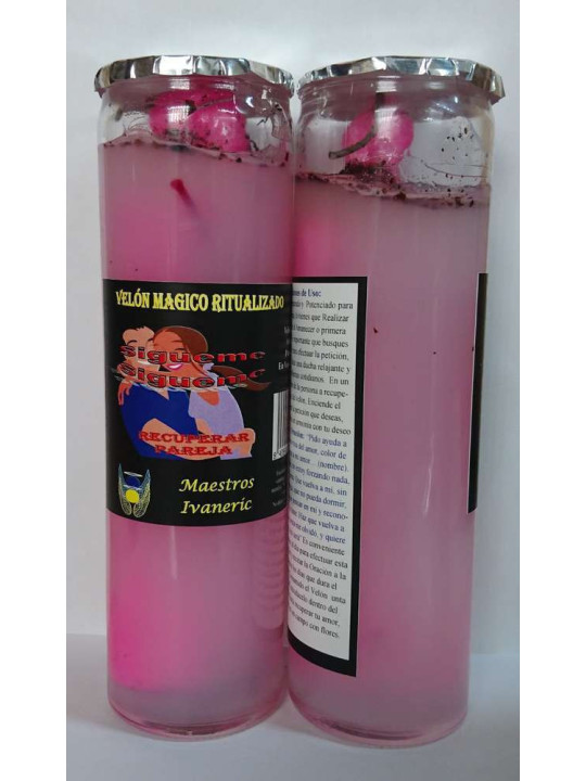Magische Gel-Kerze, Sigueme, Sigueme, Recuperar Pareja, Pareja wiederherstellen