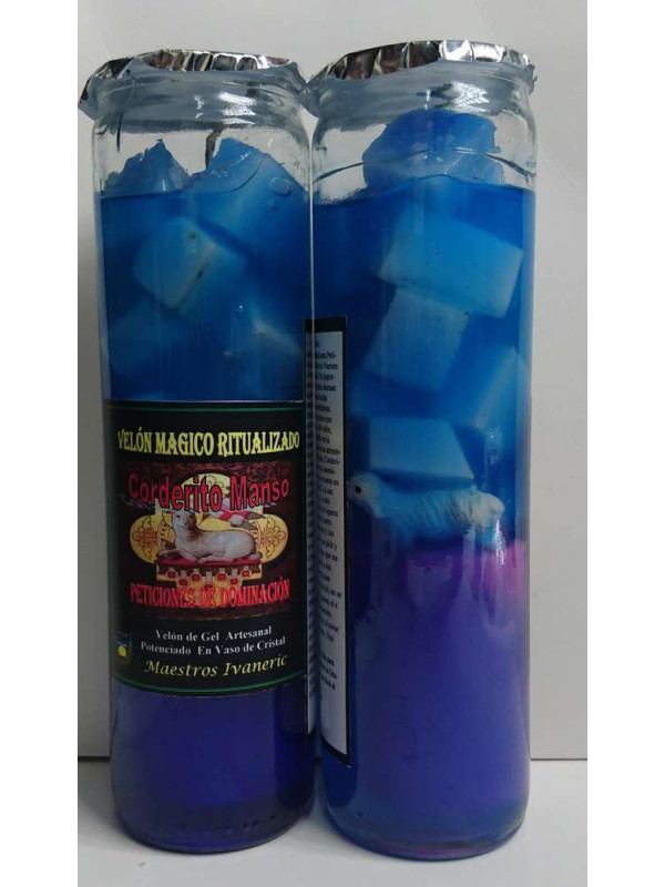 Magische Gel-Kerze, Sanftes Lamm, Zähmen, Beherrschen