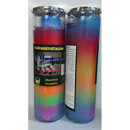 Magische Gel-Kerze, 7 Knoten, Hilfe Lamp, Schutz