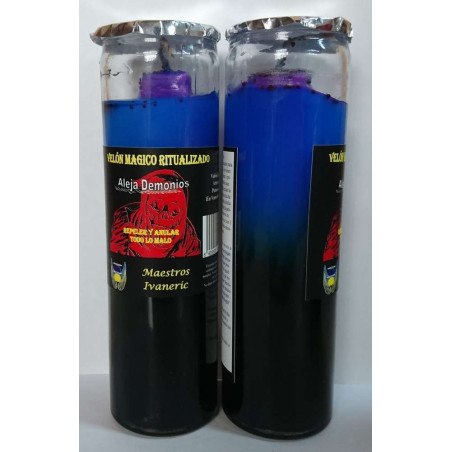 Magische Gel-Kerze, Dämonen vertreiben, Böses abwehren und verbannen