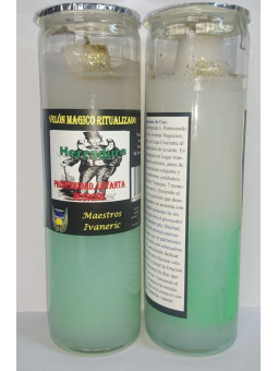 Magische Gel Kerze, Hufeisen, Wohlstand im Geschäft