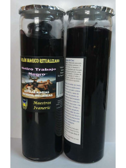 Magische Gel Kerze, Retreat Black Work