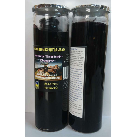 Magische Gel Kerze, Retreat Black Work