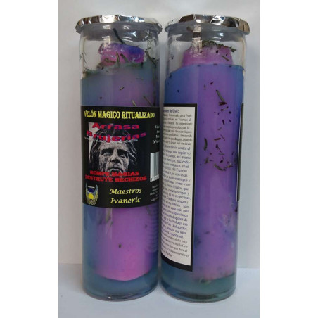 Magische Gel-Kerze, Arraza Witchcraft. Magie Brecher