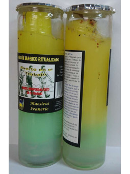 Magische Gel-Kerze, Viel Glück bei der Arbeit. Erfolg bei der Arbeit