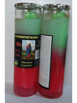 Magische Gel-Kerze, Santa Marta, Familienschutz