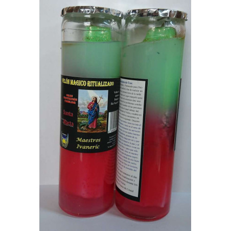 Magische Gel-Kerze, Santa Marta, Familienschutz