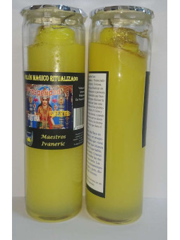 Magische Gel-Kerze, Wohlstand, Glück, Reichtum