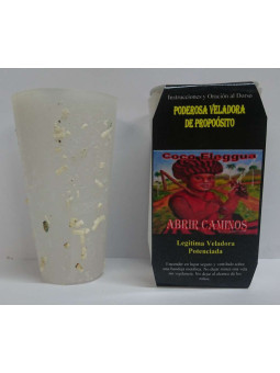 Sonderpetition Kerze Coconut Eleggua, Open Pathways