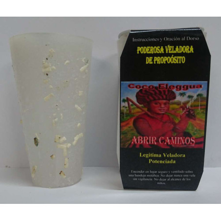 Sonderpetition Kerze Coconut Eleggua, Open Pathways
