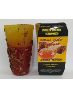 Besondere Petitionskerze Honig mit Zimt, Fülle Lamp, Wohlstand