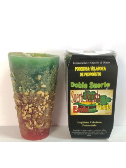 Besondere Petitionskerze mit doppeltem Glück