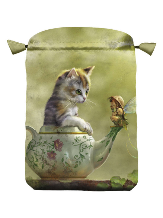 Fantasiekatzen Tarot Aufbewahrungstasche 16cm X 22,5cm