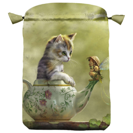 Fantasiekatzen Tarot Aufbewahrungstasche 16cm X 22,5cm