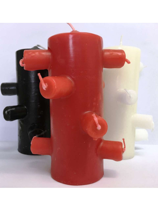 9 Dochte Grabmalwerke Rot