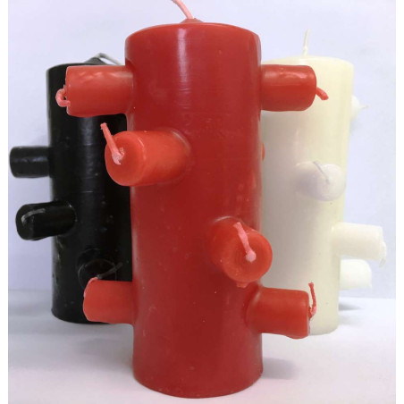 9 Dochte Grabmalwerke Rot