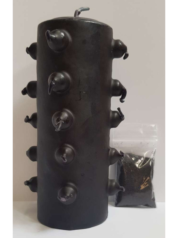 21 Dochte 14 cm Schwarz Tomb Works Schwarz