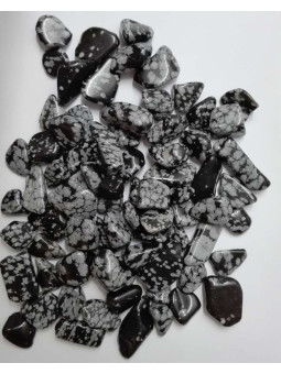 Kieselsteine Schneeflockenobsidian Kleine 1cm bis 2cm