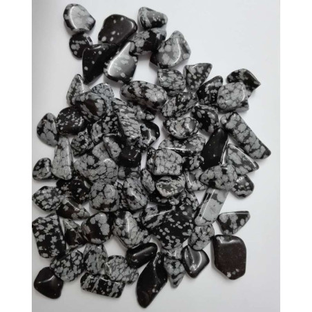 Kieselsteine Schneeflockenobsidian Kleine 1cm bis 2cm