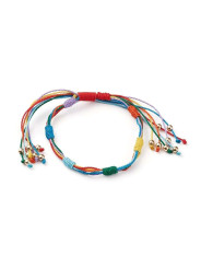 Armband der 7 Knoten 7 Farben. Schutz und Wegöffner