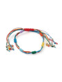 Armband der 7 Knoten 7 Farben. Schutz und Wegöffner
