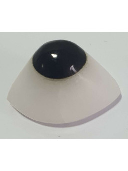 Shiva Auge Weißer Quarz Mineral Amulett 2-3cm