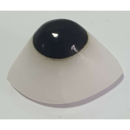 Shiva Auge Weißer Quarz Mineral Amulett 2-3cm
