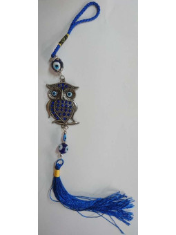 Car-Home Hängeamulett, Eule mit türkischem Auge