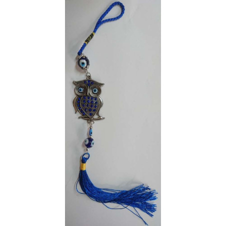 Car-Home Hängeamulett, Eule mit türkischem Auge