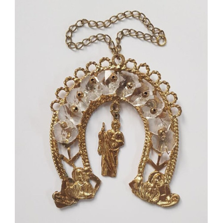 Amulett Hufeisen des Judas Thaddäus. Wichtige Anfragen. 10x8 cm