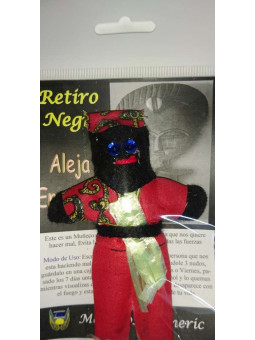 Amulett Fetisch Amulett Schwarzer Rückzug, Feind vertreiben