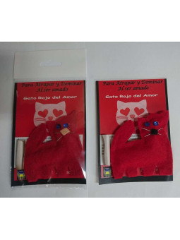 Rote Katze Fetisch Amulett, Fangen Lamp, Beherrschen