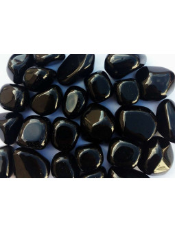 Kieselsteine Schwarzer Obsidian Medium 2,5cm bis 3,5cm