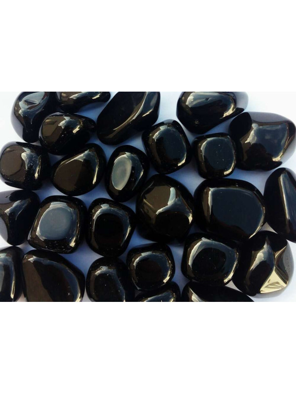 Kieselsteine Schwarzer Obsidian Medium 2,5cm bis 3,5cm