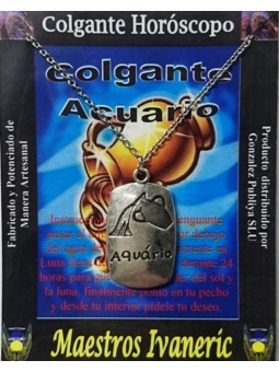 Handwerker Metall-Anhänger Wassermann Horoskop