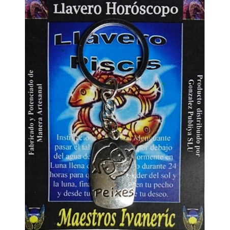 Metall Handgemachte Schlüsselanhänger Fische Horoskop