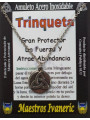 Handgefertigter Talisman aus Edelstahl, Trinquette