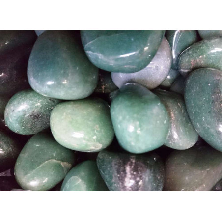 Kieselsteine Grüner abgerundete Quarz Medium 2,5cm bis 3,5cm