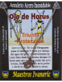 Handgefertigter kleiner Talisman aus Edelstahl, Auge des Horus, Schutz, Triumph
