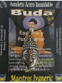 Handgefertigter Talisman aus Edelstahl, Buddha. Gleichgewicht und Frieden